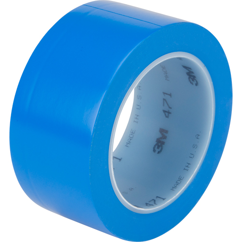471 Vinyl Tape, 50.8 mm (2") W x 32.9 m (108') L, 5.3 mils, Blue Air Extreme Inc.