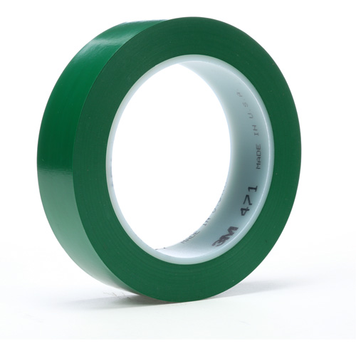 471 Vinyl Tape, 19 mm (3/4") W x 32.9 m (108') L, 5.2 mils, Green Air Extreme Inc.