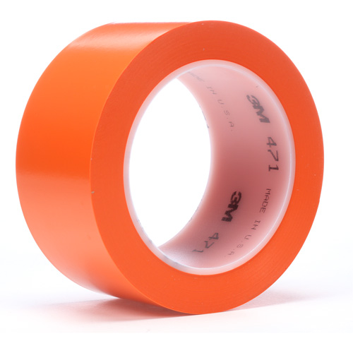 471 Vinyl Tape, 19 mm (3/4") W x 32.9 m (108') L, 5.2 mils, Orange Air Extreme Inc.