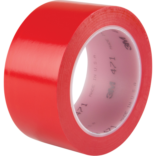471 Vinyl Tape, 50.8 mm (2") W x 32.9 m (108') L, 5.3 mils, Red Air Extreme Inc.
