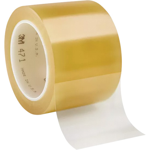 471 Vinyl Tape, 76.2 mm (3") W x 32.9 m (108') L, 5.2 mils, Clear Air Extreme Inc.