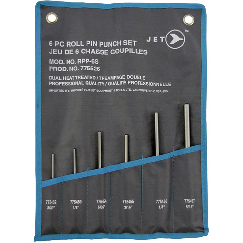RPP-6S Roll Pin Punch Set, 6 Pieces Air Extreme Inc.