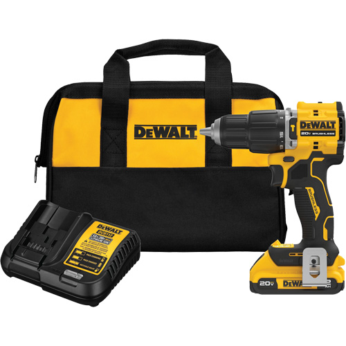 Ensemble de marteau perforateur sans fil et sans balai Atomic Compact Series, Mandrin 1/2", 20 V Air Extreme Inc.