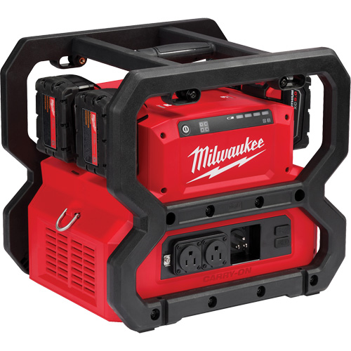 M18 Carry-On Power Supply, 1800 W/3600 W, Lithium Ion, 13-3/4" H x 12-1/4" W x 15" D, 28 lbs. Air Extreme Inc.