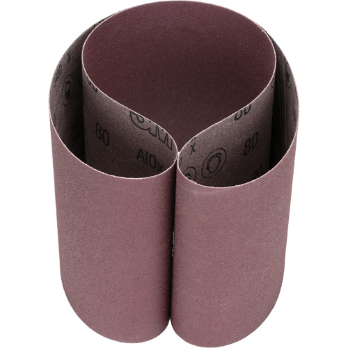 Courroie abrasive en toile 341D, 6" la x 48" lo, Oxyde d'aluminium, Grain 80 Air Extreme Inc.
