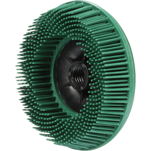 Disques radiaux bristle pour meuleuses angulaires Scotch-Brite, C&eacute;ramique, Grain 50, 4-1/2" dia. Air Extreme Inc.