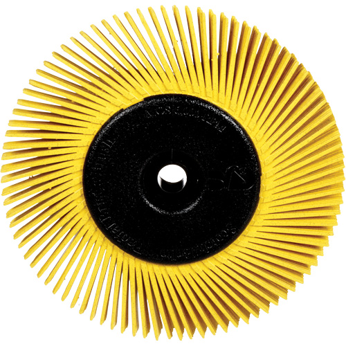 Radial Bristle Brushes for Bench Grinders, 80X Grit, 6" Dia. Air Extreme Inc.