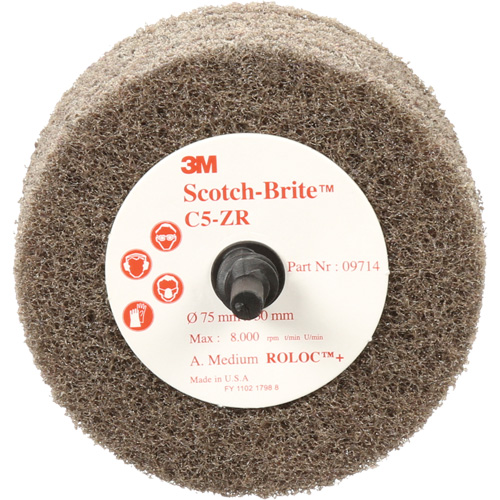 Scotch-Brite Cut & Polish Disc, 75 mm x 30 mm, 20 mm Arbor, Aluminum Oxide, 7500 RPM Air Extreme Inc.