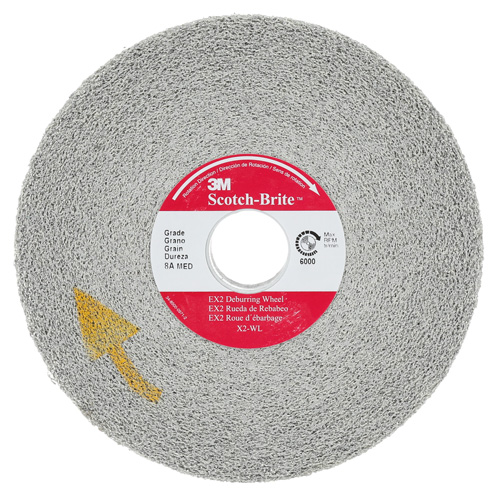 Scotch-Brite EXL Deburring Wheel, 6" x 1", 1"-8 Arbor, 1, Aluminum Oxide Air Extreme Inc.