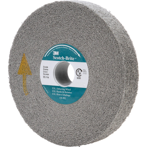 Meule d'&eacute;barbage EXL Scotch-Brite, 6" x 1/2", Arbre de 1" Air Extreme Inc.