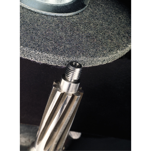 Scotch-Brite EXL Unitized Deburring Wheels, 1" x 1", 3/16" Arbor, 2A Grit, Aluminum Oxide Air Extreme Inc.