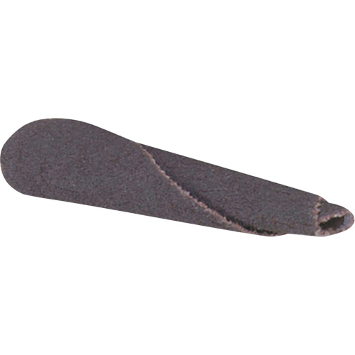 Cartouche de bande abrasive conique ALO, 320 Grain, 3/16" dia., Oxyde d'aluminium, 1" lo, 1/8" Dimension de l'arbre Air Extreme Inc.