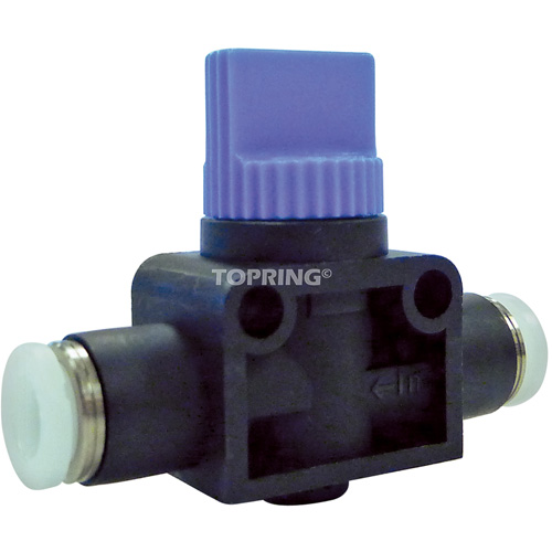 2-Way Straight Union Miniature Hand Valve, 1/4" NPT Air Inlet, 1/4" NPT Outlet, 150 PSI Air Extreme Inc.