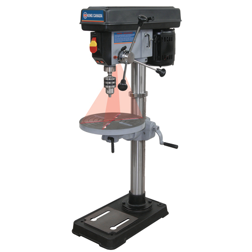 Perceuses &agrave; colonne avec laser, 13", Mandrin 5/8", 3670 tr/min Air Extreme Inc.