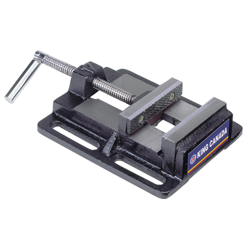Drill Press Vise, 4" Jaw Width, 0" Throat Depth, Bench Mount Base Air Extreme Inc.