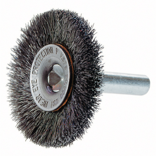 Brosses rotatives &agrave; fils cr&ecirc;p&eacute;s a/arbre 1/4", 3" dia., Fils 0,014", Arbre 1/4" Air Extreme Inc.