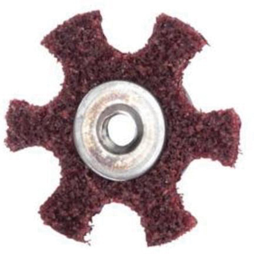Disque abrasif en forme d'&eacute;toile pour pr&eacute;paration de surface Abrasotex , 4" dia., Grain Moyen, Oxyde d'aluminium Air Extreme Inc.