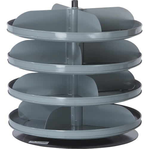 Rotabin&reg; Storage Units, 60 lbs. Capacity per Level, 6 Level, 26-1/8" H x 17" Dia. Air Extreme Inc.