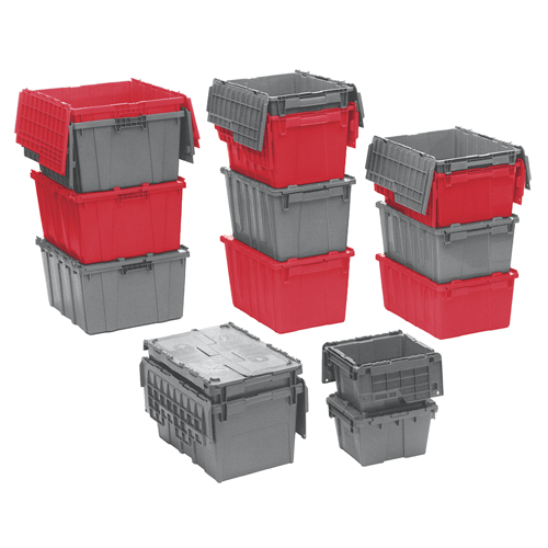 Flipak&reg; Polyethylene Plastic (PE) Distribution Containers, 15.2" x 10.9" x 9.7", Blue Air Extreme Inc.