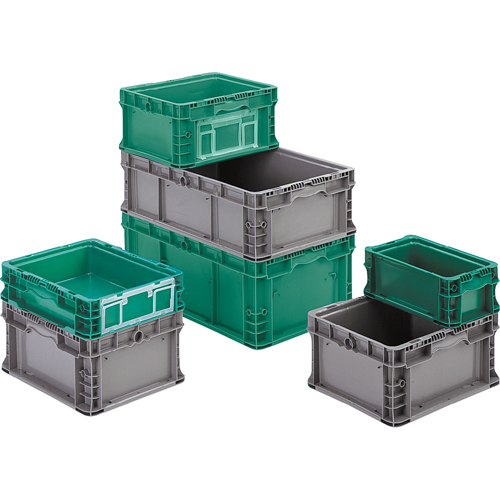 StakPak Plus 4845 System Containers, 7-2/5" W x 12" D x 5" H, Medium Green Air Extreme Inc.