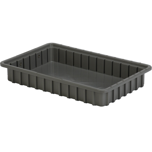 Contenants Divider Box, Poly&eacute;thyl&egrave;ne, 16,5" la x 10,9" p x 2,5" h, Gris Air Extreme Inc.