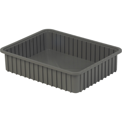 Contenants Divider Box, Poly&eacute;thyl&egrave;ne, 22,4" la x 17,4" p x 5" h, Gris Air Extreme Inc.