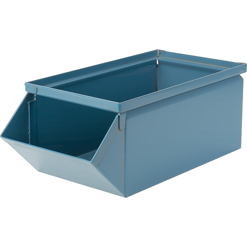 Steel Bin, 100 lbs. Cap., 4-1/2" W x 8" D x 4-1/2" H, Blue Air Extreme Inc.
