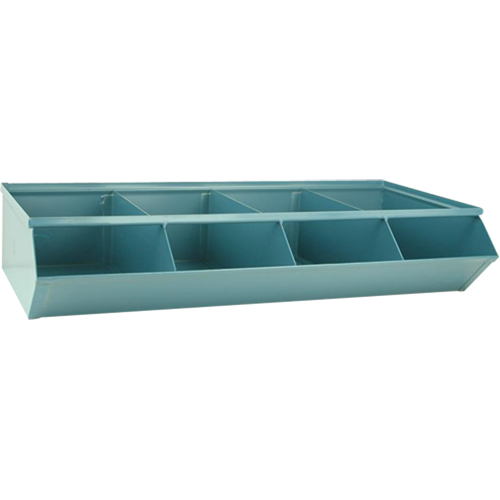 Sectional Bin Units, 100 lbs. Cap., 37" W x 18-3/4" D x 7-1/2" H, Blue Air Extreme Inc.