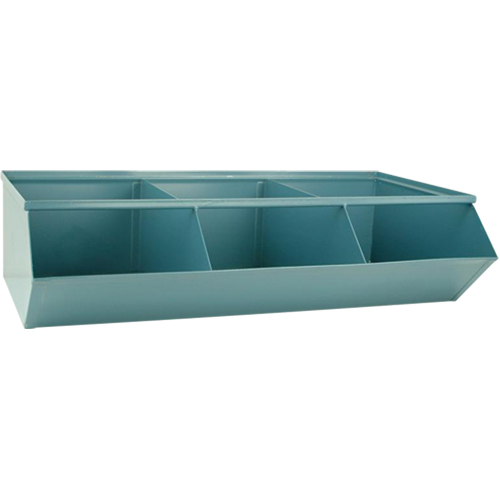 Sectional Bin Units, 100 lbs. Cap., 37" W x 20-1/2" D x 9-1/2" H, Blue Air Extreme Inc.