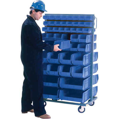 Support mobile deux c&ocirc;t&eacute;s pour bacs, &agrave; deux c&ocirc;t&eacute;s, 96 bacs, 36" la x 24" p x 63" h Air Extreme Inc.