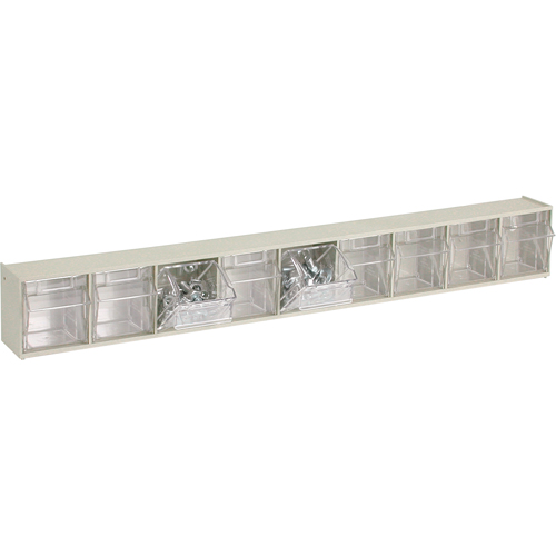 Tip-Out Bins Modular Storage System, 23-5/8" W x 2-1/2" D x 3-1/8" H, 9 Drawers Air Extreme Inc.