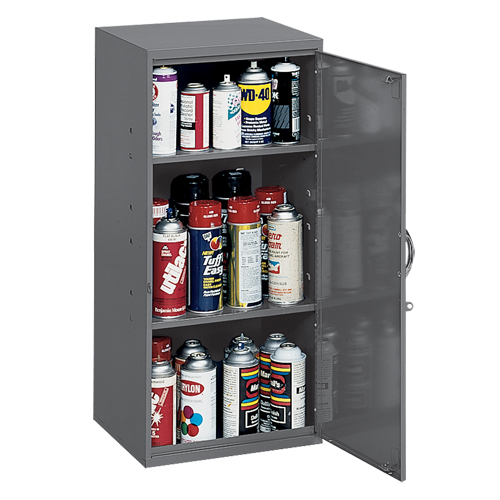 Armoires utilitaires, Acier, 2 Tablettes, 30" h x 13-3/4" la x 12-3/4" P, Gris Air Extreme Inc.