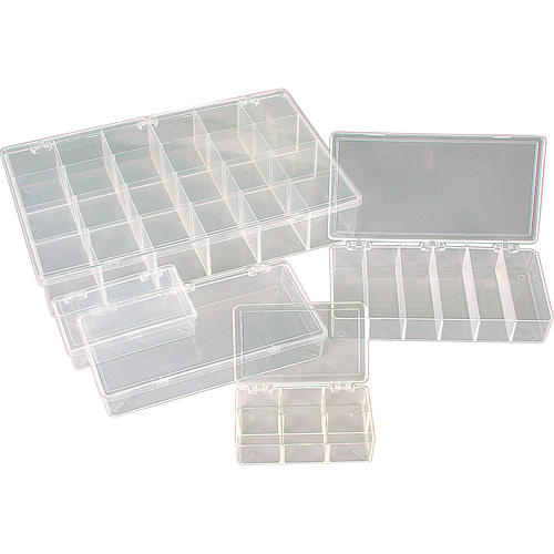 K-Resin Compartment Box, Plastic, 36 Slots, 6-9/16" W x 9-5/8" D x 1-1/2" H, Transparent Air Extreme Inc.