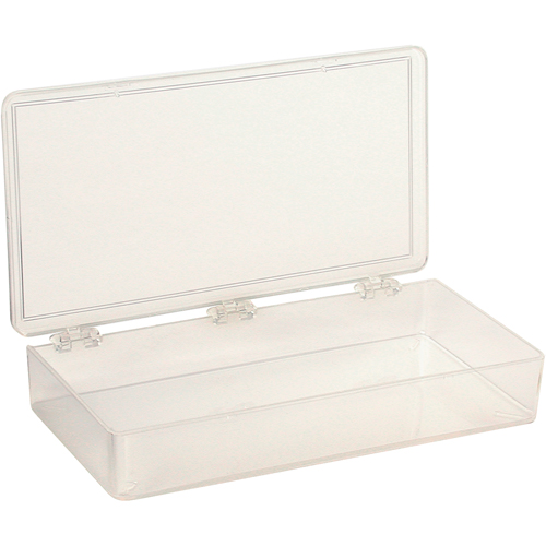 K-Resin Compartment Box, Plastic, 4" W x 8" D x 1-3/16" H, Transparent Air Extreme Inc.