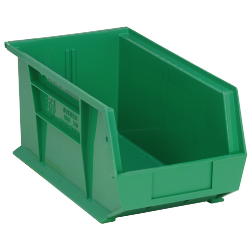 Ultra Stack & Hang Bin, 8-1/4" W x 7" H x 14-3/4" D, Green Air Extreme Inc.