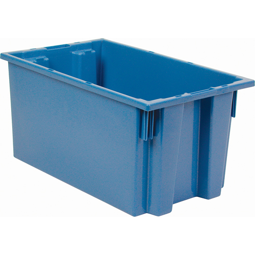 Stack & Nest Totes, 9" x 18" x 11", Blue Air Extreme Inc.