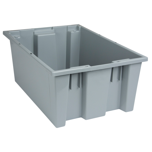 Contenants Stack & Nest, 8" x 19,5" x 13,5", Gris Air Extreme Inc.
