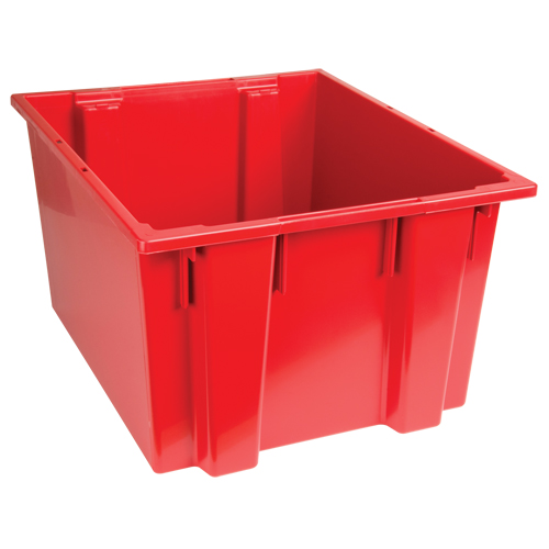 Stack & Nest Totes, 13" x 23.5" x 19.5", Red Air Extreme Inc.