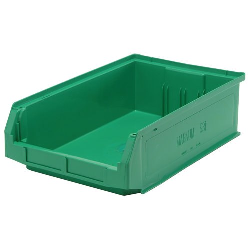 Contenants g&eacute;ants empilables, 12,375" la x 19,75" p x 5,875" h, Vert Air Extreme Inc.