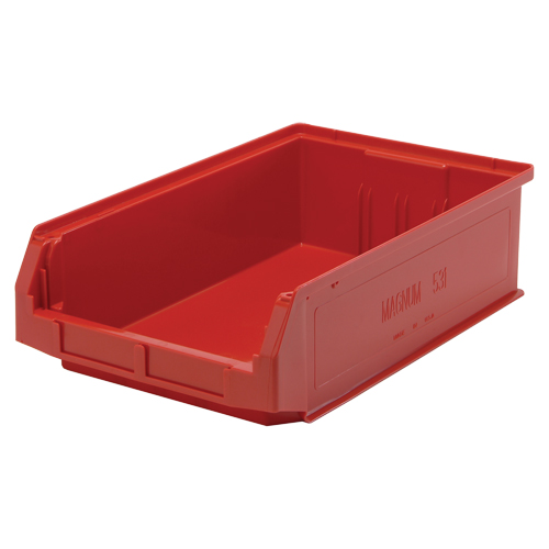Giant Stacking Containers, 12.375" W x 19.75" D x 5.875" H, Red Air Extreme Inc.