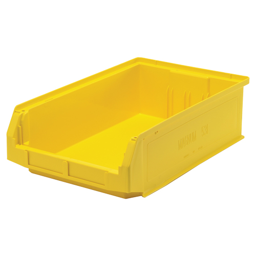 Contenants g&eacute;ants empilables, 12,375" la x 19,75" p x 5,875" h, Jaune Air Extreme Inc.