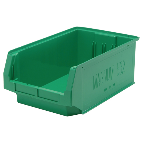 Contenants g&eacute;ants empilables, 12,375" la x 19,75" p x 7,875" h, Vert Air Extreme Inc.