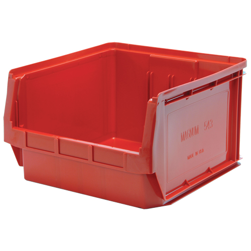 Contenants g&eacute;ants empilables, 18,375" la x 19,75" p x 11,875" h, Rouge Air Extreme Inc.