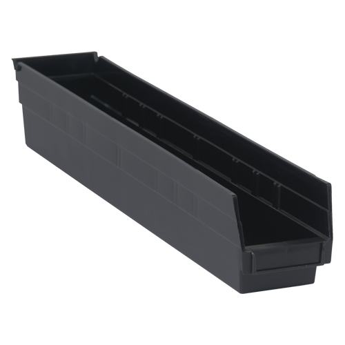 Bac pour &eacute;tag&egrave;re &eacute;conomique, 4-1/8" la, 4" h x 23-5/8" p, Noir Air Extreme Inc.