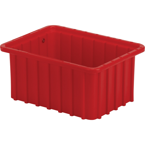 Divider Box, Polyethylene, 9.8" W x 7.3" D x 5" H, Red Air Extreme Inc.