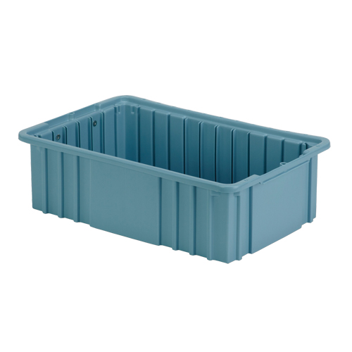 Contenant Divider Box, Poly&eacute;thyl&egrave;ne, 15,5" la x 9,9" p x 5" h, Bleu p&acirc;le Air Extreme Inc.