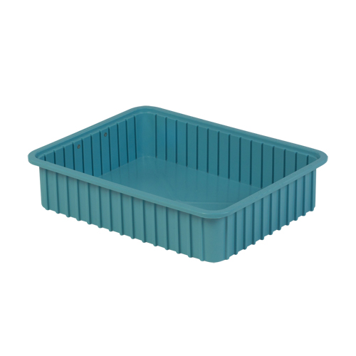 Contenants Divider Box, Poly&eacute;thyl&egrave;ne, 22,4" la x 17,4" p x 5" h, Bleu p&acirc;le Air Extreme Inc.