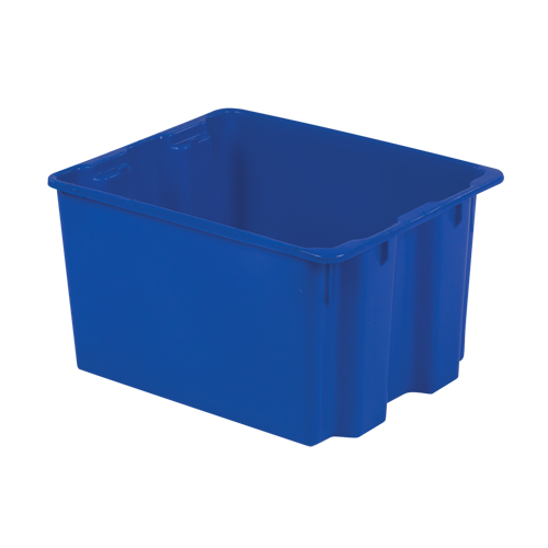 Polylewton Stack-N-Nest&reg; Containers, 12" x 21" x 17", Blue Air Extreme Inc.