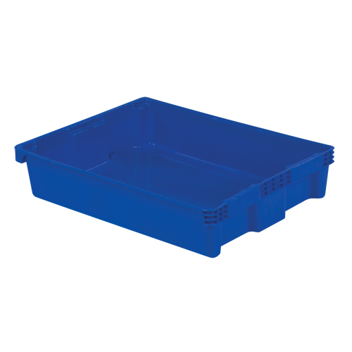 Polylewton Stack-N-Nest&reg; Containers, 6.1" x 29.6" x 22.4", Blue Air Extreme Inc.