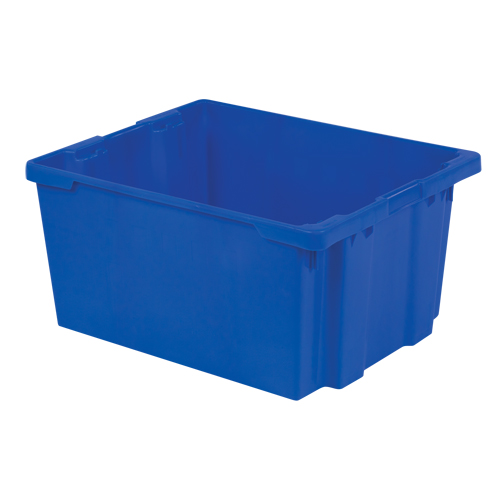 Polylewton Stack-N-Nest&reg; Containers, 15.1" x 30.1" x 24", Blue Air Extreme Inc.